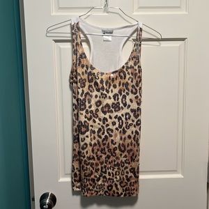 Disney Parks Animal Kingdom Shiny Cheetah Print Tank Top